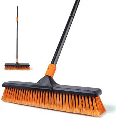 Produktbild von CLEANHOME Besen mit Stiel 166cm für Schulen, Fabriken, Gärten