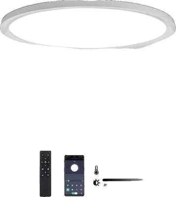 Image de Plafonnier, télécommande, variateur, 20inch-45W, réversible-a