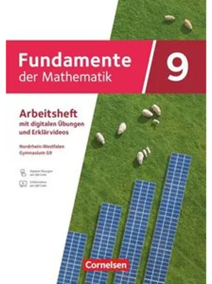 Zdjęcie produktu dla Fundamente der Mathematik - Nordrhein-Westfalen - Arbeitsheft zum Schulbuch mit Erklärfilmen und digitalen Übungen