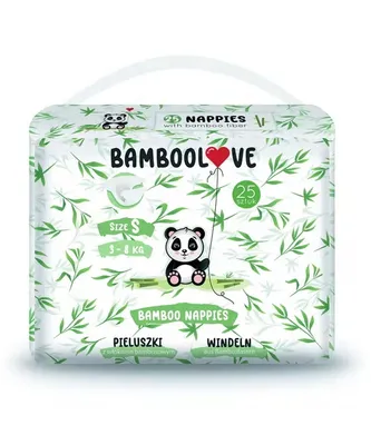 Image de Couches jetables en bambou taille. S 3-8 kg 25 pcs