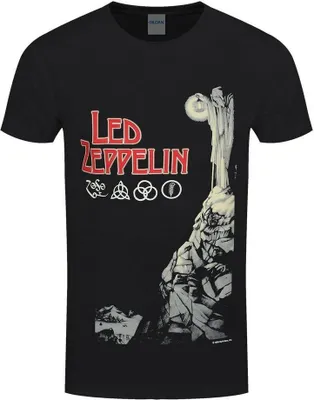 Obrázek produktu pro Led Zeppelin - "Hermit" Tričko pro muže/dámy Uni RO921 (M) (Černá)