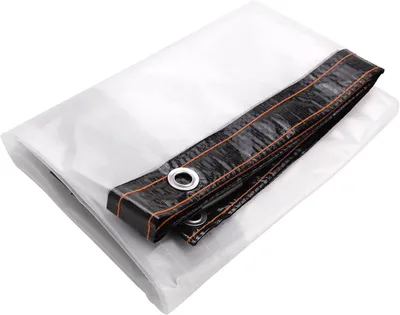 Produktbild von Wasserdichte Abdeckplane, 3 x 1,5 m, transparent mit Ösen