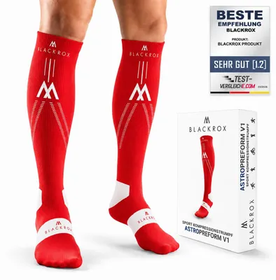 Produktbild von BLACKROX Kompressionsstrümpfe V1 – Running Regeneration Sport (L-XL (Schuhgröße