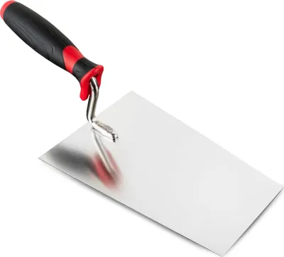 Obrázok produktu pre Trapézová stierka Murárska stierka Stierka z nehrdzavejúcej ocele Špachtľa 160 mm