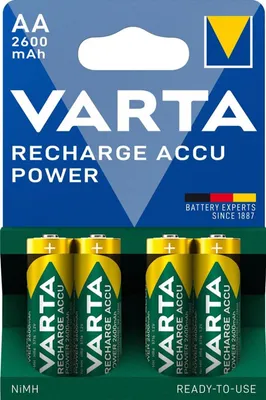 Produktbild von Varta 100x AA Akku Mignon NiMH 2600mAh Ready to use 4er Blister 5716