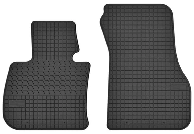 Zdjęcie produktu dla Dywaniki gumowe przednie do BMW 2 F46 2014-2022 – 2 szt., czarne, dopasowane – Wielganizator SolidTread