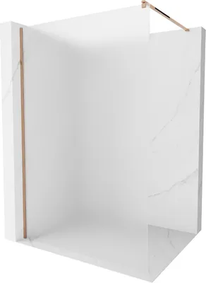 Produktbild von Mexen Kioto Duschwand 110 x 200 cm, Frost 8 mm, Rosa Gold - 800-110-101-60-30