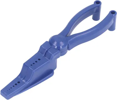 Imagen del producto de Sujetador de clavos - Porta clavos - Para trabajar la madera de forma segura - Protección para los dedos - 05-5 mm - Azul