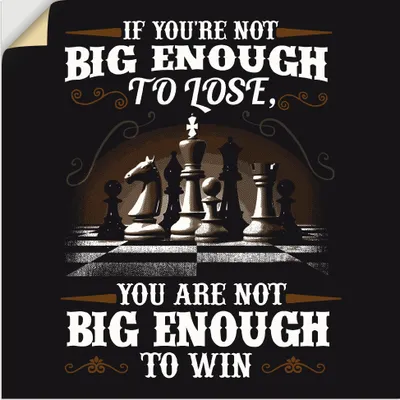 Produktbild von ARTland Wandbild, selbstklebend Inspirierender Spruch für Schach Größe: 70x70 cm