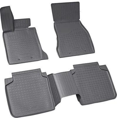 Immagine prodotto di Tappetini in gomma 3D per BMW Serie 7 G12 LUNGO | Anno di produzione dal 2015> | Perfettamente adattabili con bordo