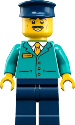 A studio shot of a LEGO minifigure.