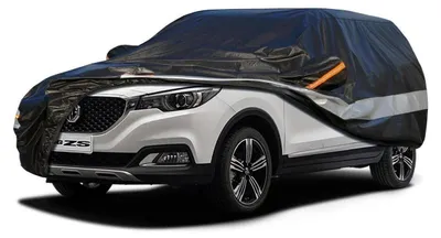 Produktbild von Autoabdeckung 10 Schichten Wasserdicht Atmungsaktiv für MG ZS (2017-2023) Schwarz