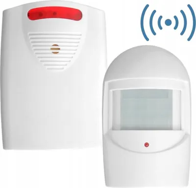 Image de Orno | Alarme sans fil OR-MA-718 - Blanc - 2 détecteurs PIR - Portée 120 m - Sécurité optimale