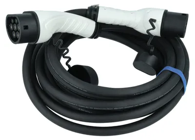 Produktbild von vhbw Typ 2 Ladekabel 22 kW 32 A 3-phasig 10 m für E-Auto - Kabel für Wallbox & Ladestation