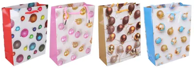 Produktbild von Geschenktüte M 26x32x11 cm Weihnachten