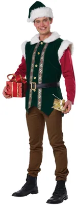 Produktbild von Feierlicher Weihnachtself Kostüm Größe: XL
