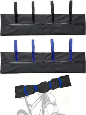 Imagen del producto de Fundas de protección para el transporte de bicicletas eléctricas, 2 unidades, universales, protección contra la lluvia y el polvo para el manillar