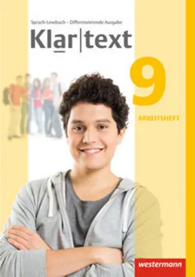 Produktbild von Klartext 9. Arbeitsheft. Differenzierende allgemeine Ausgabe