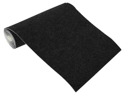 Productafbeelding van Schoonloopmat 40x200 cm, geschikt voor binnen, wasbaar, waterdicht, antislip, zwart
