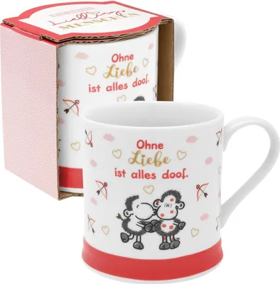 Produktbild von Sheepworld Tasse Motiv "Ohne Liebe ist alles doof"