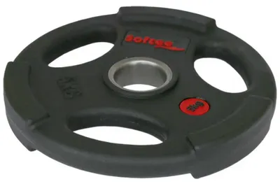 Produktbild von Softee Urethane Hantelscheibe 5kg Schwarz 1.25 kg Schwarz 1.25 kg