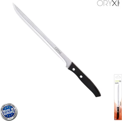 Immagine prodotto di Coltello da prosciutto Aspen, lama in acciaio inox, 25 cm. Nero