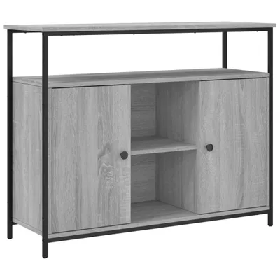 Produktbild von Sideboard Grau Sonoma 100x35x80 cm Holzwerkstoff