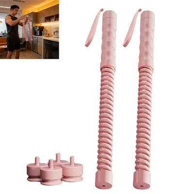 Produktbild von 2 kabellose Battle Ropes,professionelle Trainingsseile,mit 4 integrierten Gewichten,geeignet für HIIT,Krafttraining und leichtes Ausdauertraining