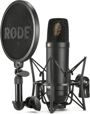 Produktbild von Mikrofon Schwarz Studio-Mikrofon