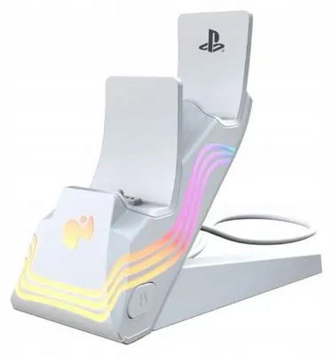 Immagine prodotto di PDP-PerformanceDesignedProduct 052-022-WH PDP Ladestation 2 Controller Afterglow Wave weiß PS5