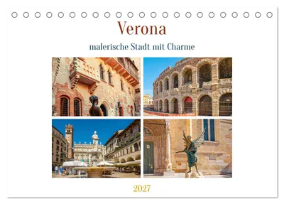 Produktbild von Verona - malerische Stadt mit Charme (Tischkalender 2027 DIN A5 quer), CALVENDO Monatskalender