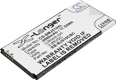 Image de TECHTEK Batterie compatible avec [Samsung] Galaxy J5 2016, Galaxy J5 6 Duos, Galaxy J5 6 Duos TD-LTE, Galaxy J5 Metal 2016, Galaxy J5 Metal 2016 Duos