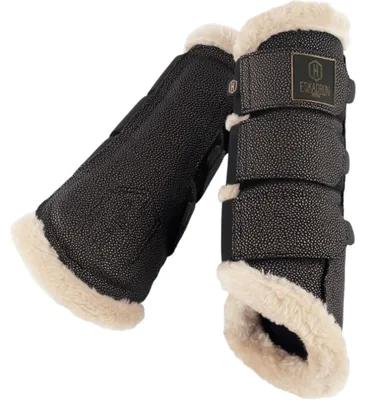 Produktbild von Eskadron Gamaschen STINGRAY FAUXFUR black Heritage 24/25, Größe:M