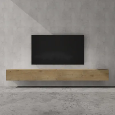 Produktbild von doporro TV Lowboard hängend Fernsehschrank Wohnzimmer | TV-Schrank hängend Fernsehtisch Hängeschrank 280cm Fernsehschrank02