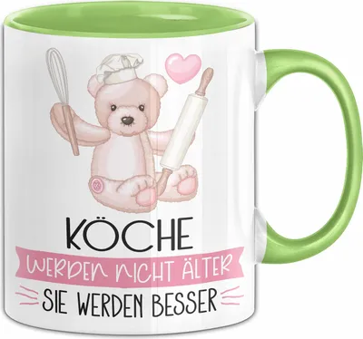 Produktbild von Köche Werden Nicht Älter Sie Werden Besser Koch Geschenk Tasse Lustiger Spruch (Grün)