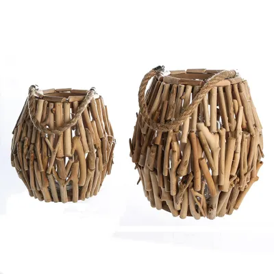 Obrázok produktu pre Casablanca, svietnik na dreve, výška: 28 cm, priemer: 30 cm, kód: 71814