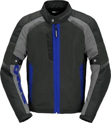 Produktbild von Spidi Tek Net Motorradjacke, schwarz/grau/blau, S