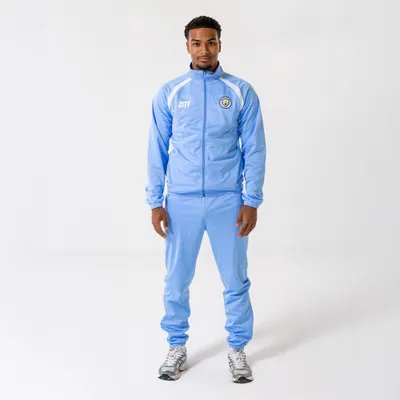 Zdjęcie produktu dla Dres treningowy Manchester City męski 25/26 - rozmiar M - piłkarski dres treningowy - niebieski - oficjalne fanowskie produkty Man City