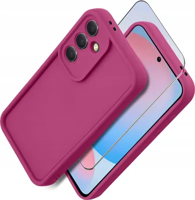 Zdjęcie produktu dla Etui do Samsung A56 5G silikonowe MATOWE + Szkło ochronne na ekran