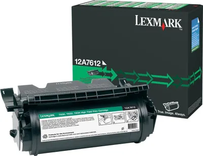 Produktbild von Lexmark 12A7612, 21000 Seiten, Schwarz
