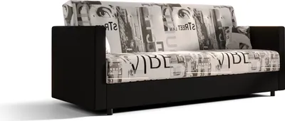 Produktbild von Roe Furniture | Sofa - Schlafsofa MARIBO 210 cm - Schwarz und Weiß - Funktionalität - Mit Bettkasten und Relaxfunktion - Sofabett - Couch