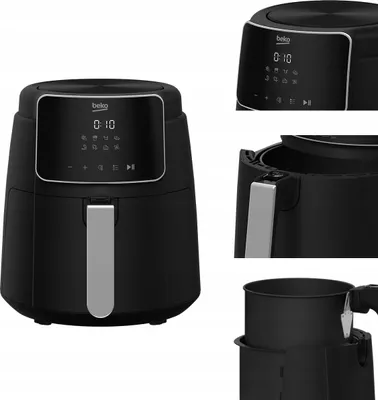 Beko Fettfreie Fritteuse 1500W 3,9L 8 Auto-Programme Timer 35-200℃