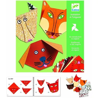 Produktbild von Djeco DJ08761 Origami animales, Multicolour