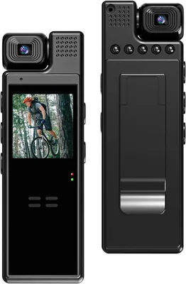 Obrázek produktu pro Mini kamera na tělo – Přenosný záznamník – Bezpečné nahrávání – Objektiv 180 stupňů – Kapacita až 128 GB – Černá barva