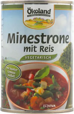 Produktbild von Ökoland Minestrone mit Reis -- 400g