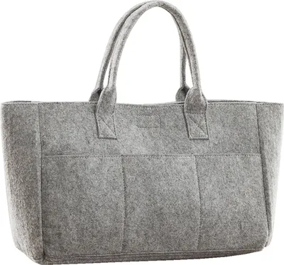 Immagine prodotto di Bags By Jassz Borsa della spesa in feltro BC3984 (taglia unica) (grigio freddo screziato)