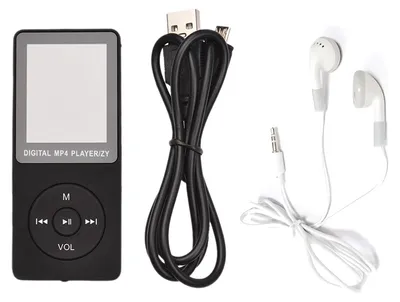 Obrázek produktu pro MP3/MP4 přehrávač, 32 GB, přenosný hudební přehrávač s 1,8" displejem, s FM rádiem a funkcí nahrávání hlasu, vhodný pro děti i dospělé