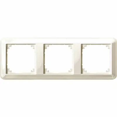 Produktbild von Merten ATELIER-M-Rahmen 3fach 388344 weiß glänzend