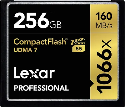 Produktbild von Lexar Professional 256GB 1066x Speed 160MB/s CompactFlash Memory Card Speicherkarte