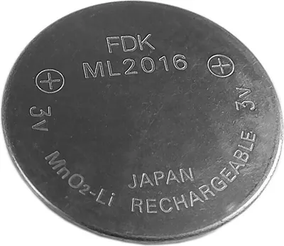 Produktbild von Knopfzelle Akku Batterie ML2016 ML-2016 für Casio 24799